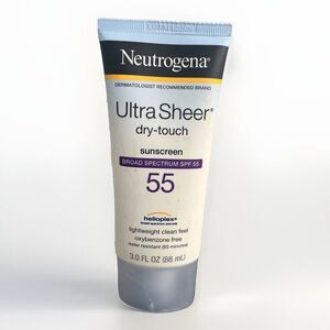 Neutrogena Ultra Sheer Dry-Touch Sunscreen Lotion Broad Spectrum SPF 55 3 Fl Oz